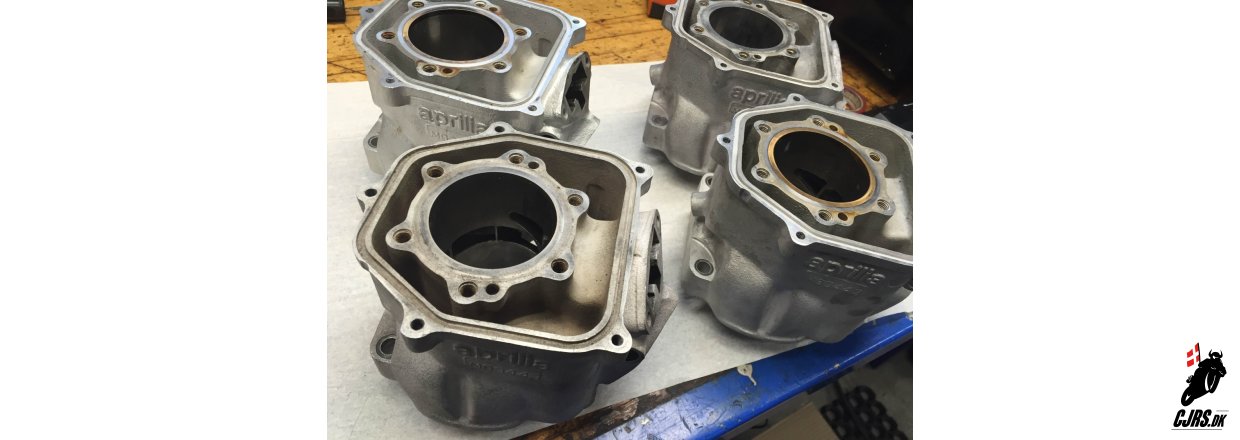 Renoveringsarbejde Aprillia RSW 250 race bike