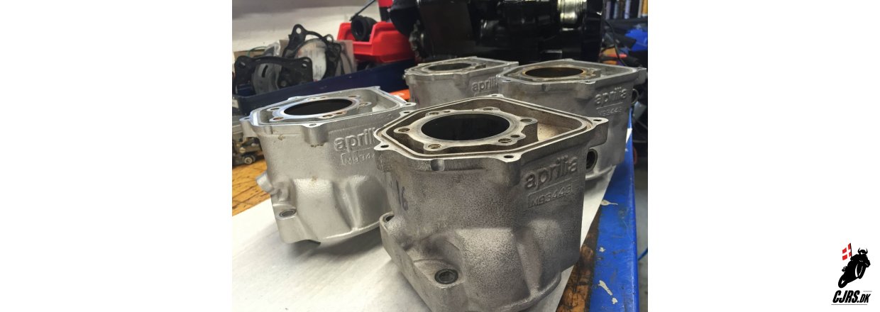 Renoveringsarbejde Aprillia RSW 250 race bike