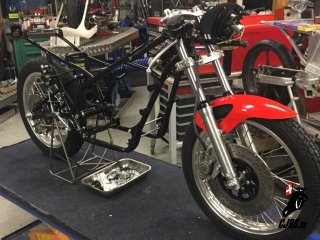 Genopbygning af TZ250G rg.1980