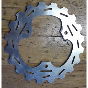 Alu bagbremseskive Yamaha TZ 250 m.fl Wave design