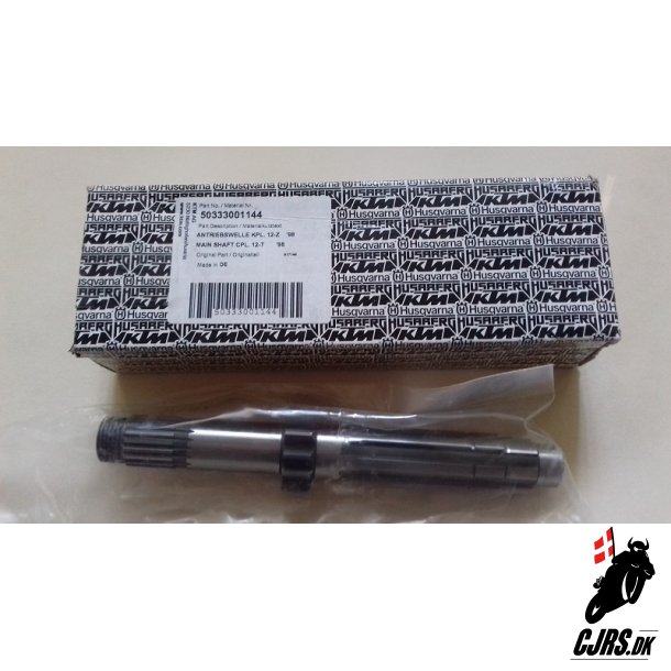 Main shaft cpl. 12T KTM SX 125 50333001144 