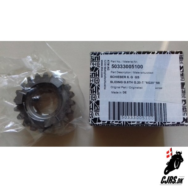 Sliding Gear 6th. 20T KTM SX 125 50333005100