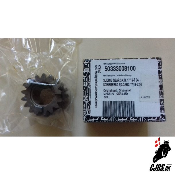 Sliding Gear 3/4 gear 17/19 T KTM SX 125 50333008100