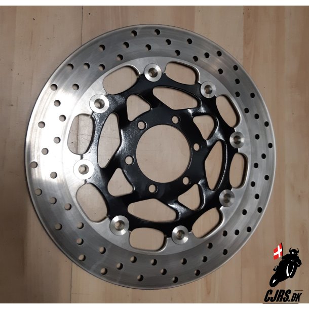 Bremseskive Yamaha TZR 125 4FL, TZR 250 3MA, TZR 250 3XV Brugt med nye rustfri bobbins  