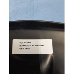 Bagsde cover Sort Honda CBR 600 F 1999-2000