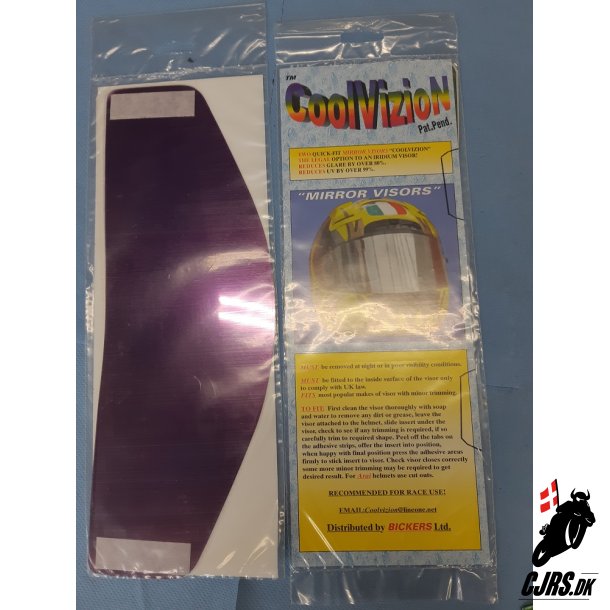 Cool-Vizion visir solfilm purple