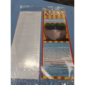 FOG-OFF visirhjlp hvis du ikke har pin-lock muligheden