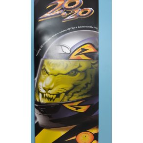 Cool-Vizion visir 3-D holografisk film Tiger