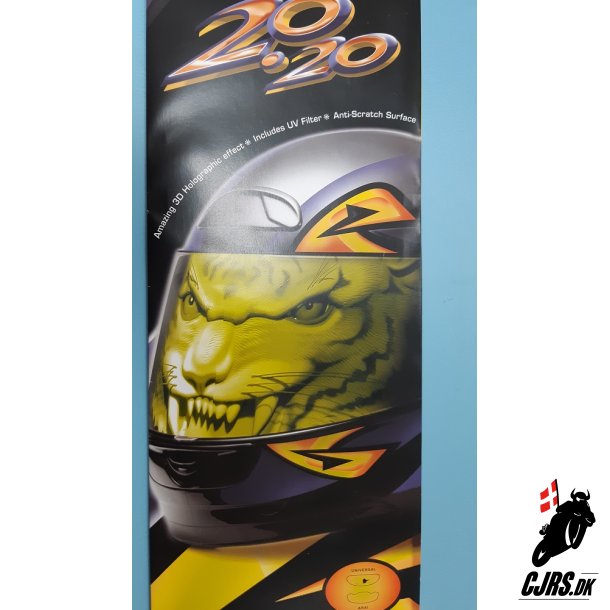 Cool-Vizion visir 3-D holografisk film Tiger