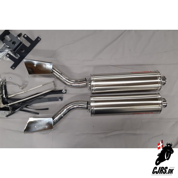 OUTLET Udstdning Suzuki SV1000N Rustfri oval