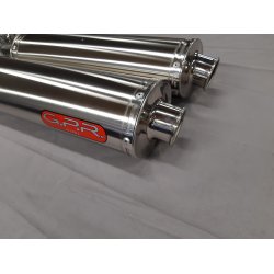 OUTLET Udstdning Suzuki SV1000N Rustfri oval