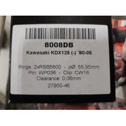 Stempel KAWASAKI KDX125 rg.1990-2005