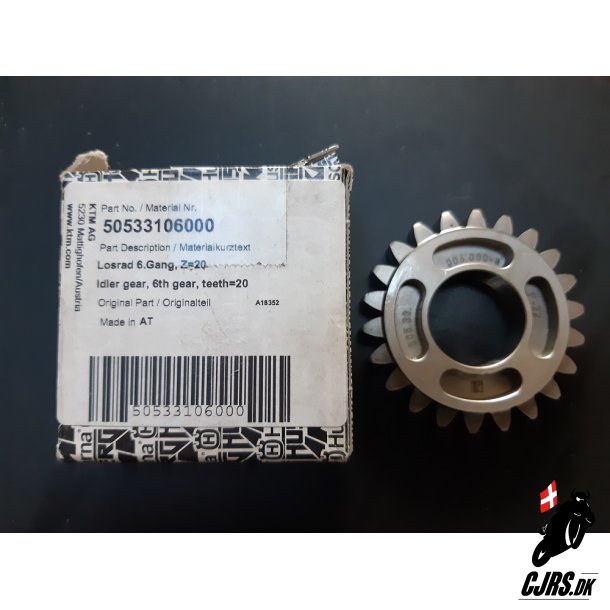 KTM Gearhjul 6. gear 125 cc
