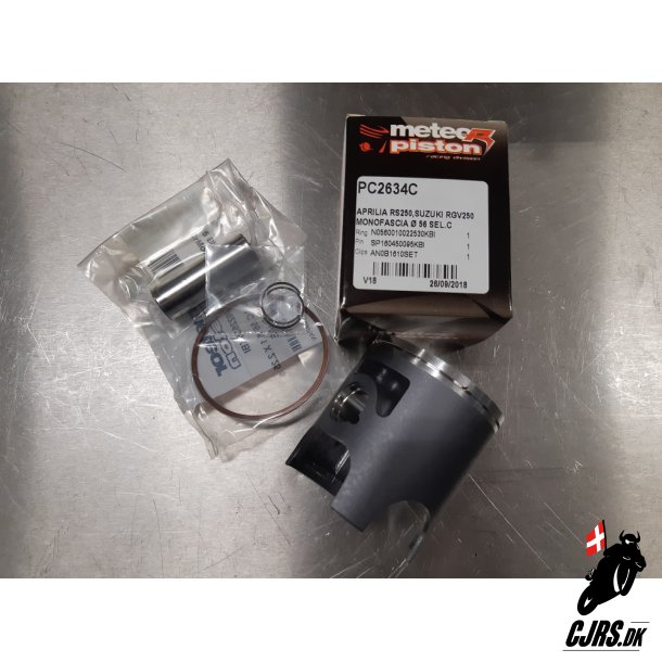 Meteor competition stempel kompl. Suzuki RGV 250  / Aprilia RS 250 str. 56 mm "C"