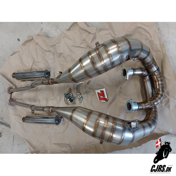 JL Udstdning Yamaha TDR 250 Rustfri udstdningskit med rustfri lyddmper
