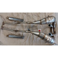 JL Udstdning Yamaha TDR 250 Rustfri udstdningskit med rustfri lyddmper