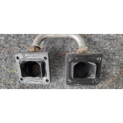 Yamaha RD 350 Indsugningsgummi med forbindelsesrr komplet