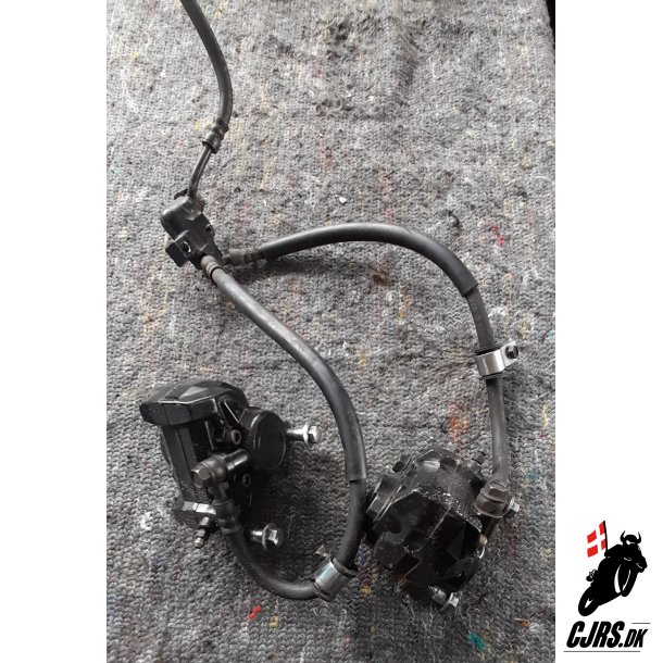 Yamaha RD 350 Forbremse caliber med slanger og fordeler