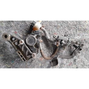 Yamaha RD 350 Bagbremse Caliber / ophng / bremseslange / bremsepedal / mastercylinder