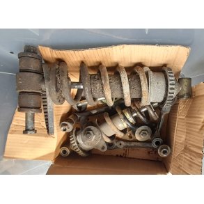 Yamaha RD 350 Orginal Bagstddmper med justering (se tekst)