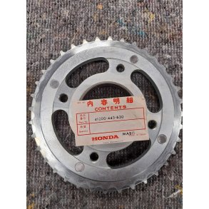 Honda CB 250N/400N original bagkdehjul med beskytter 41200-443-630