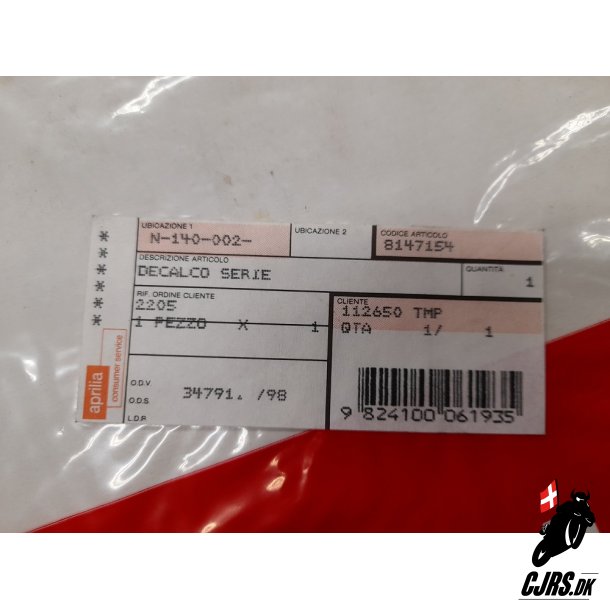Aprilia decal 8147154