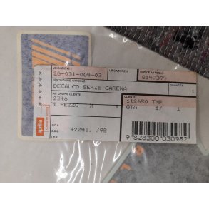 Aprilia RS 125 decal 8147394 hjre side 