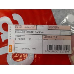 Aprilia RS 125 decal kit komplet 8147394 