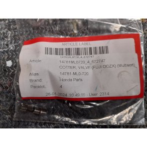 Honda Ventil ls 14781-ML0-720