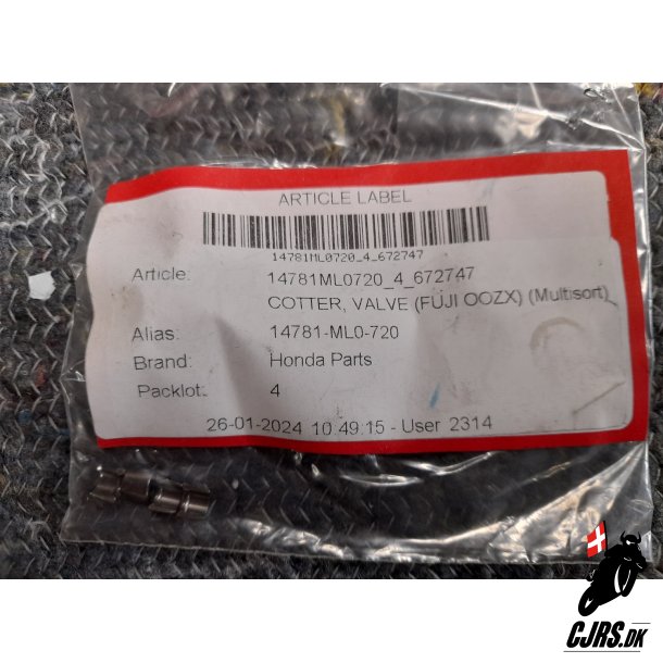 Honda Ventil ls 14781-ML0-720