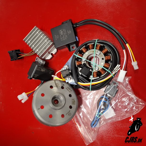 Generator og elektronisk t�ndings anl�g til klassiske 2 ventil BMW motorcykler. 