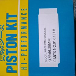 Stempel kit kpl. KTM 250SX/EXC �rg. 2005-2019 66,35 mm 