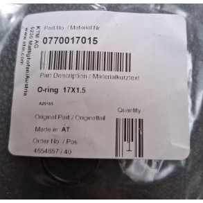 KTM O ring 0770017015