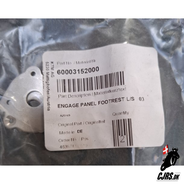 KTM Engage Panel footrest 60003152000