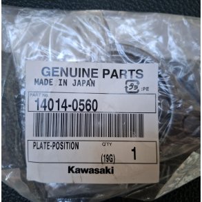 KAWASAKI Plate-position 14014-0560