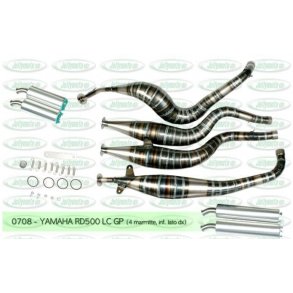 Jolly Moto Yamaha RD 500 LC GP STYLE udst. hjre side  Alu dmper