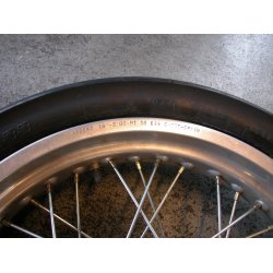 Baghjul komplet TZ 350 Akront flg