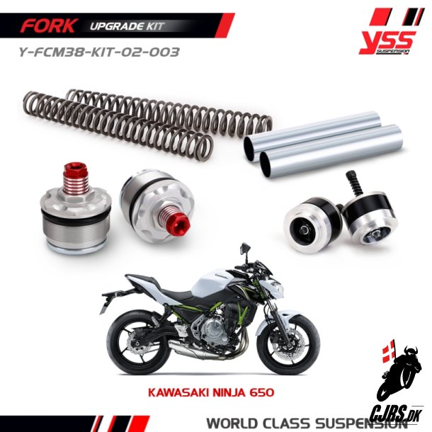 YSS Kit indsats forgaffel Kawasaki Ninja 650 2017 ->