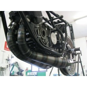 Jolly Moto Yamaha TZ 350 '73 - '76 2 ekspantionskamre med alu lyddmpere O/Y30