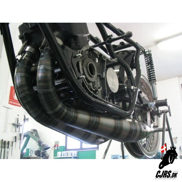 Jolly Moto Yamaha TZ 350 '73 - '76 2 ekspantionskamre med alu lyddmpere O/Y30