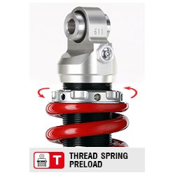 YSS Bagstddmper st Honda CB 750 K0-K8 1969-1979 Top Line