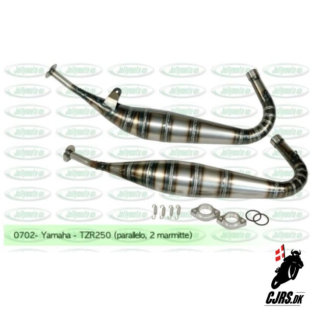 Jolly Moto Yamaha TZR 250 2MA udst.p begge sider UDEN dmper