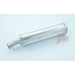 JL-Udstdning Aprilia RS125 STAINLESS STEEL Exhaust m. Kevlar Grn dmper Classic Cap