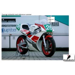 Sticker kit Yamaha TZ 250 rear exhaust 