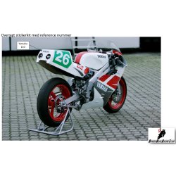Sticker kit Yamaha TZ 250 rear exhaust 